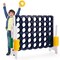 Costway Jumbo 4-to-Score 4 in A Row Giant Game Set Outdoor Indoor Kids Adults Family Fun Red\Black
